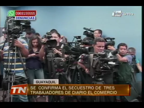 Se confirma el secuestro de tres trabajadores de diario El Comercio