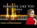 Download Lagu Adele - Someone Like You | PIANO ACCOMPANIMENT + KARAOKE MP3