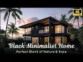 Beautiful Bold Black Minimalist Homes A Perfect Blend of Nature Style