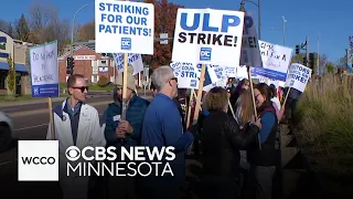 Allina health care professionals stage walkout