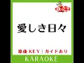愛しき日々 (カラオケ) (原曲歌手: 堀内孝雄)