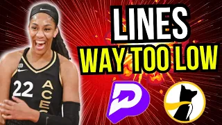 4-0 SWEEP BEST WNBA PICKS TODAY Saturday August 15 PrizePicks Underdog