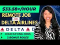 33 Work From Home Jobs 2023 Remote Jobs with Delta Airlines Job Vacancy 2023