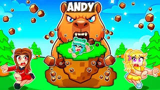 i became a giant capybara in roblox eat the world 