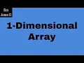 Java 1-Dimensional Arrays 97