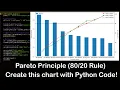 How to create Pareto Rule Chart with Python