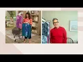 LOGO Layers by Lori Goldstein Printed Sheer Mesh Patchwork Long Sleeve Top on QVC