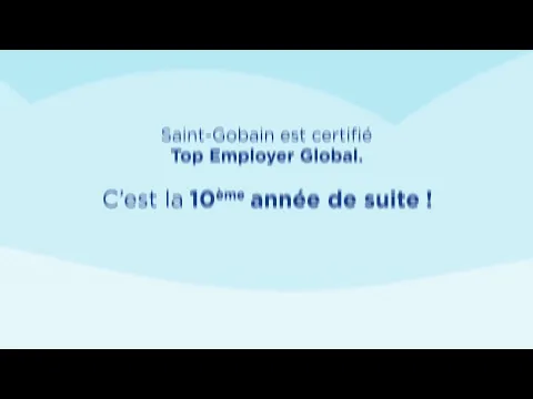 Regardez Saint-Gobain certifié "Top Employer Global" pour la 10e fois consécutive : vidéo de célébration sur YouTube.