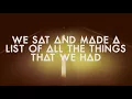 Bastille - Things we Lost in the Fire (Lyrics)