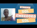 Embedded SQL Dynamic SQL