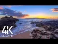 Download Lagu 8 HOURS of Fascinating Sunset over the Tropical Beach with Calming Waves Sounds (4K UHD)