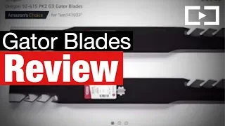 Quick look at Gator Blades Mulching Blades and Mulch Kit for John Deere 42 mower