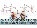 Cyclohexane Chair Conformation to Double Newman Projection