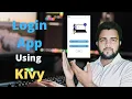 Login App UI Kivy Tutorial Python KivyMD MyCodeWorks Ep-03