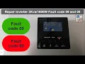 Download Lagu How to Repair Solar Inverter and charger :Fault code 09 \u0026 08