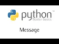 Tkinter Basics - The Message Widget
