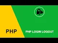 PHP Login logout example with session
