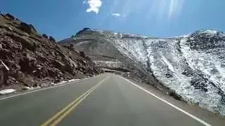 Dashcam of the Drive up Pike s Peak Colorado