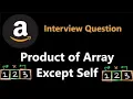 Product of Array Except Self - Leetcode 238