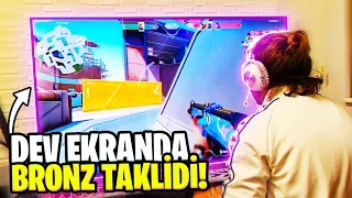 DEV TV ile VALORANT oynayıp, BRONZ taklidi yaptım!