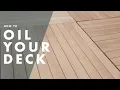 How To Oil Your Deck - Bunnings Warehouse