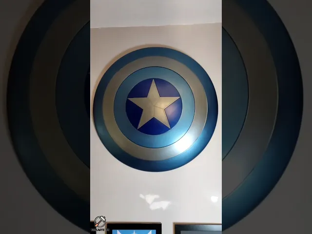 Captain America Shield Invisible Wall Mount video thumbnail