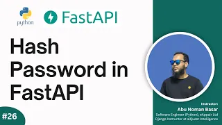 26 Create User Hash Password in FastAPI