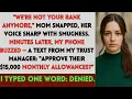 Download Lagu “We’re Not Your Bank Anymore,” Mom Snapped at Dinner — Minutes Later, I Shut Down Their Allowances