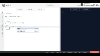 Variables - National 5 Programming Python