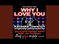 Download Lagu Why I Love You Originally Performed By Jay-Z and Kanye West feat. Mr Hudson Karaoke...
