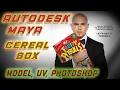 Autodesk Maya Cereal Box UV Texturing Tutorial With Photoshop