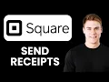 NEW How to Send Receipts Using Square Mobile App 2025 Email Text or Print in Seconds
