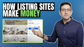 How do real estate listing sites make their money