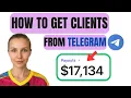 How to Get Clients From Telegram in 2026 3 Easy Steps Telegram Marketing Strategy