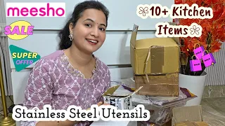 10+ Meesho Kitchen Items | Useful &  Stylish Items | Stainless Steel Utensils & Containers | Neema