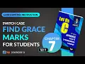 Let Us C Solutions C Programming Find Grace Marks using Switch Case