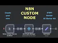 Create your own n8n custom node