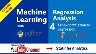 From correlation to regression in python for data science