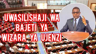 LIVE : UWASILISHAJI WA  BAJETI YA WIZARA YA UJENZI