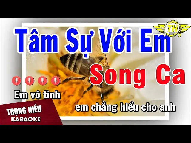 Karaoke Tâm Sự Với Em Song Ca Nhạc Sống | Trọng Hiếu