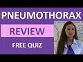 Pneumothorax Nursing Pathophysiology Interventions Open vs Closed vs Tension Pneumothorax