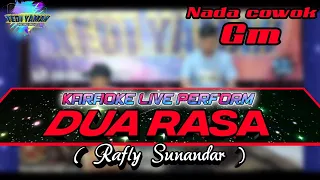 Download Dua Rasa - Rafly Sunandar karaoke nada cowok Gm MP3