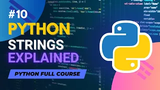 Strings in Python Python Full Course in - Tutorial