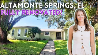 Altamonte Springs Florida Home Tour Fully Renovated Home Just Minutes from Orlando FL