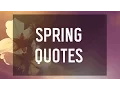 Spring Quotes