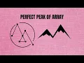 Perfect Peak of Array InterviewBit Leetcode GeeksForGeeks Problem Interview Problem