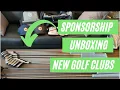 I got SPONSORED by Ben Hogan Unboxing my brand new clubs