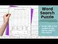 Solar System Logic Puzzle Crossword Word Search Worksheets Review Activities