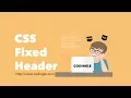 CSS Fixed Header Codingle