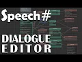 Dialogue Node Editor with C Scripting - Unity Plug-In Release Trailer